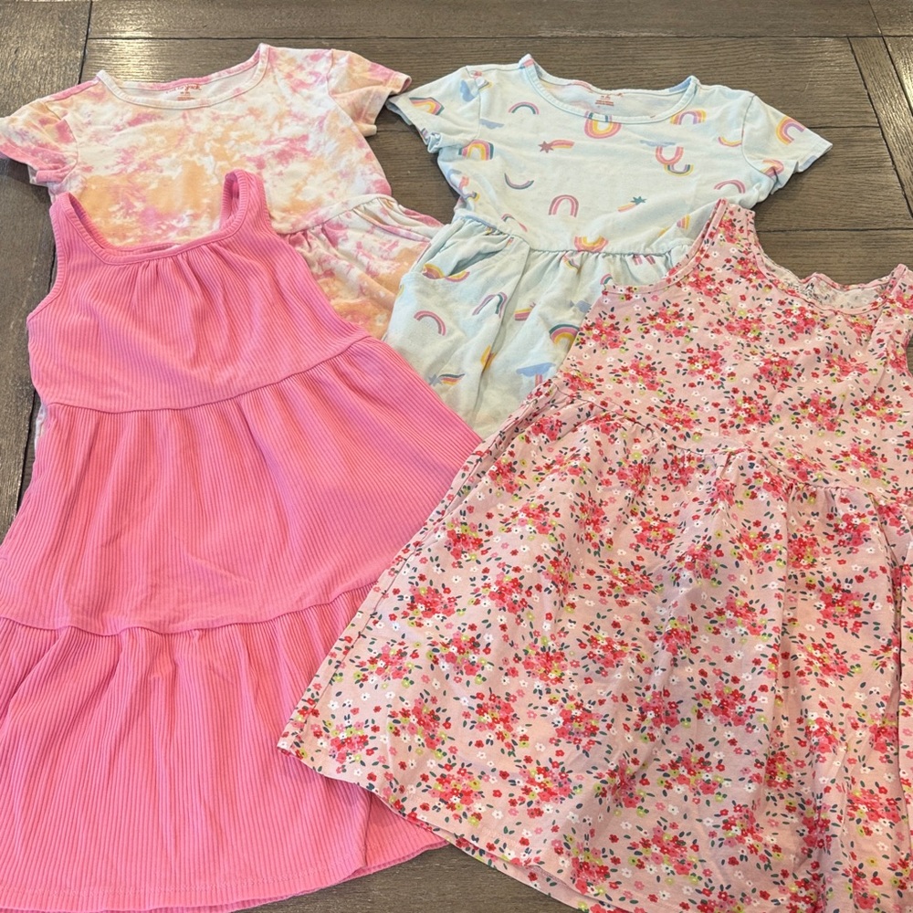 Girls' t-shirt dress bundle
